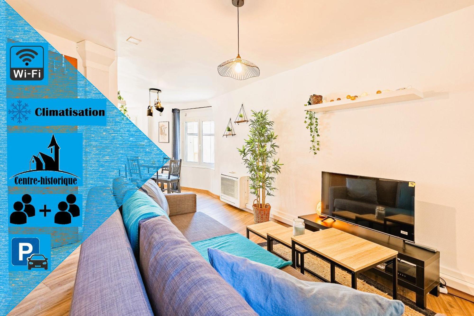 T2 Cathedrale & Torre Ventosa - Central - Clim - Wifi - Balcon - Free Parking Sur Demande 베지에 외부 사진